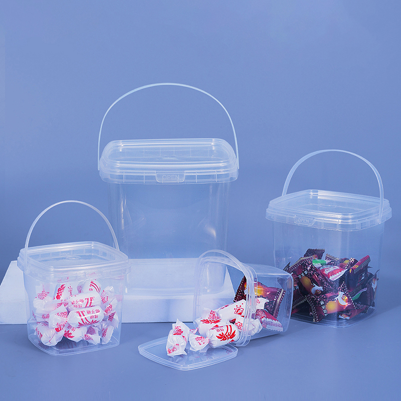 Meal Prep Jar - 280ML/500ML/1L/2L BPA-Free Empty Plastic Bucket with