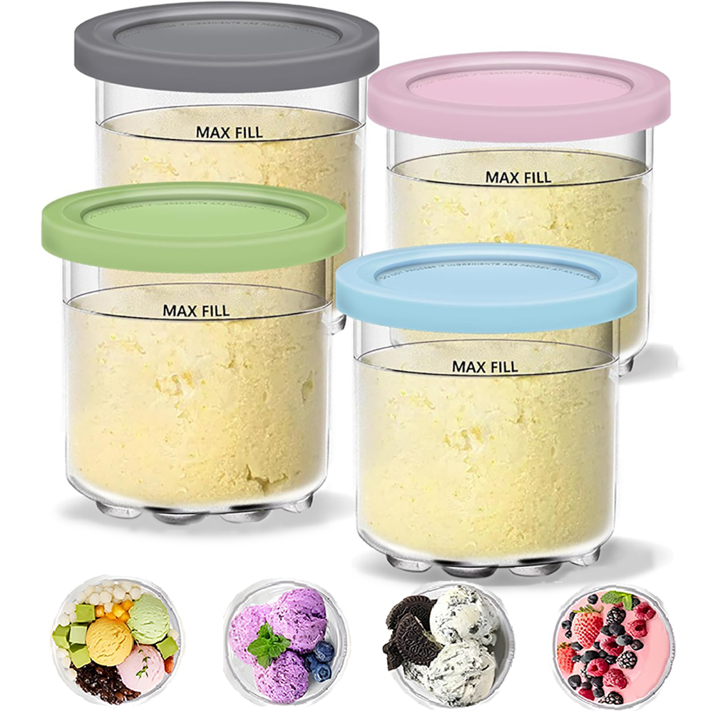 Meal Prep Jar - Creami Pints and Lids for Ninja