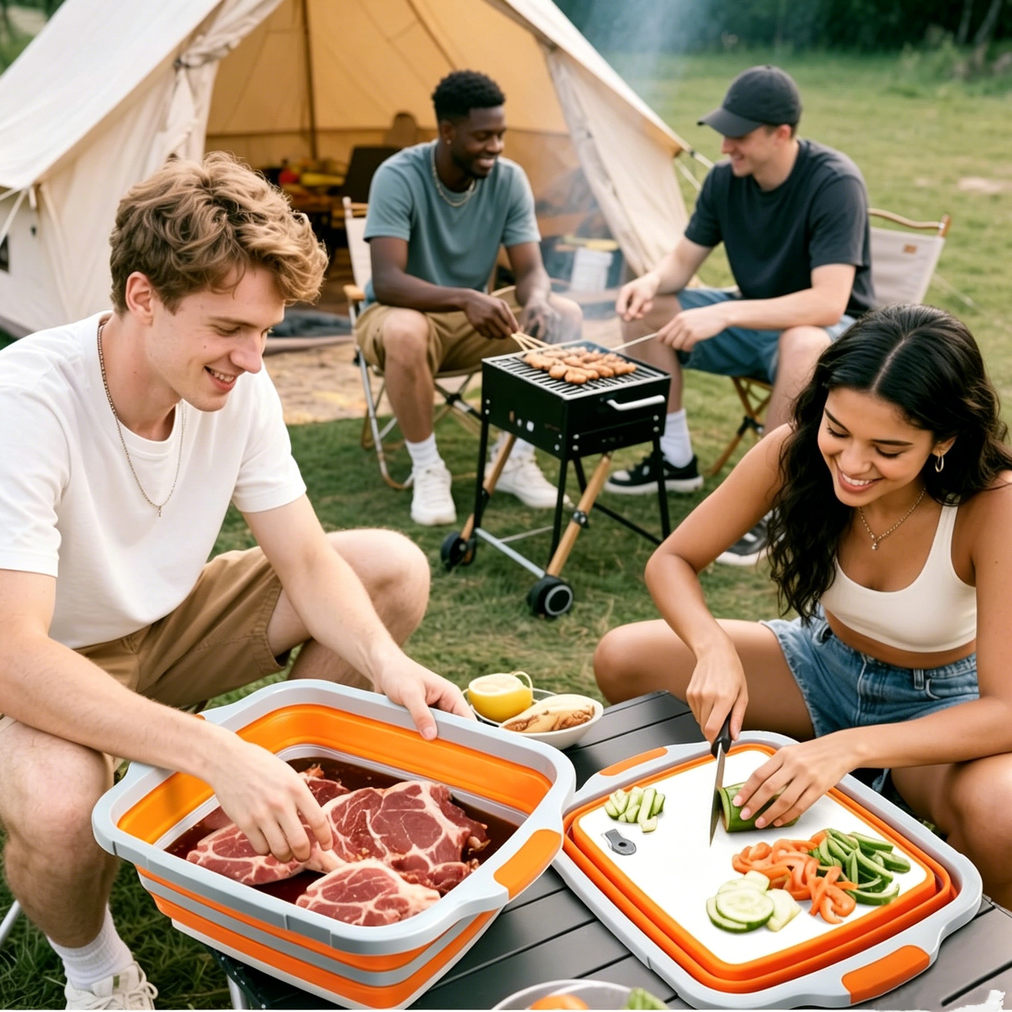 Meal Prep Menu - BBQ Prep Tub 3-in-1 Large 8L/16L/30L