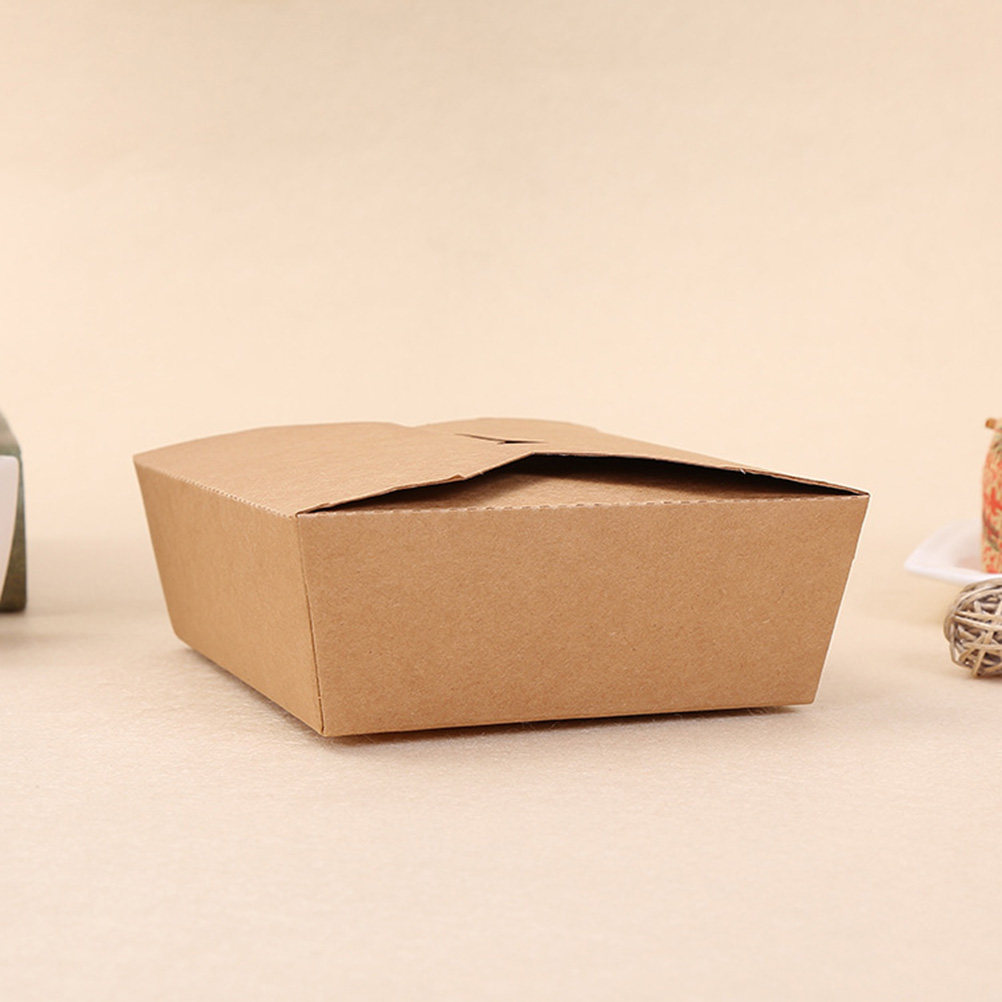 Meal Prep For A Day - 20Pcs Kraft Paper Meal Container Disposable