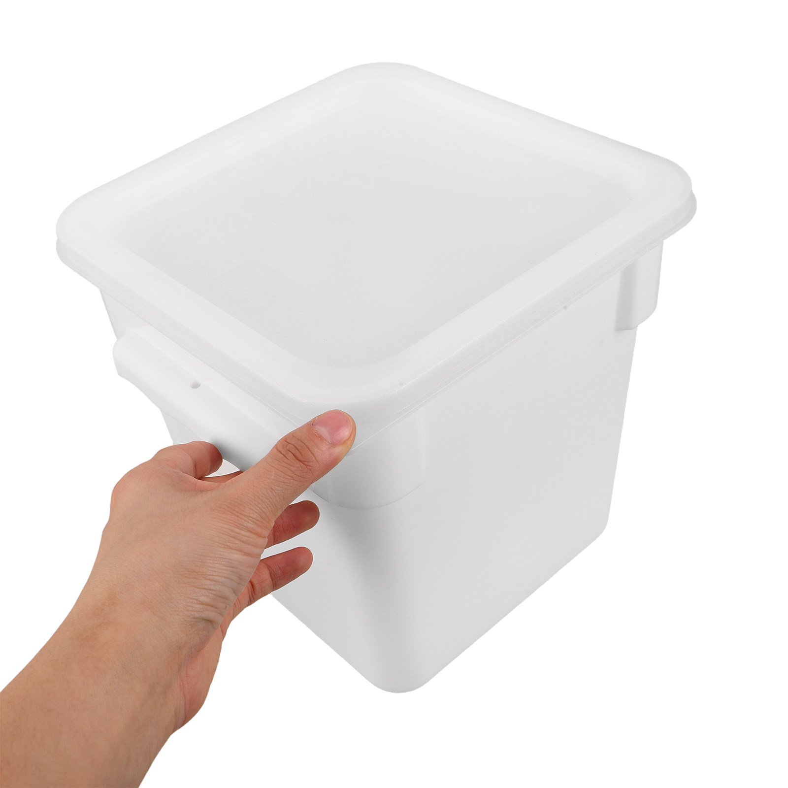 Meal Prep Juice - 8L Large Square Storage Container Plastic