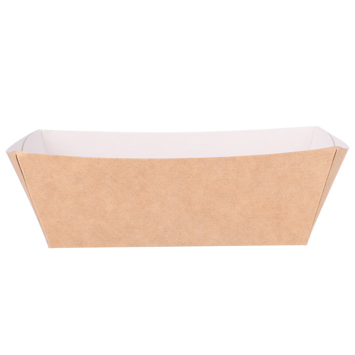 Meal Prep Hot Dogs - 100Pcs Kraft Paper Food Tray Boat