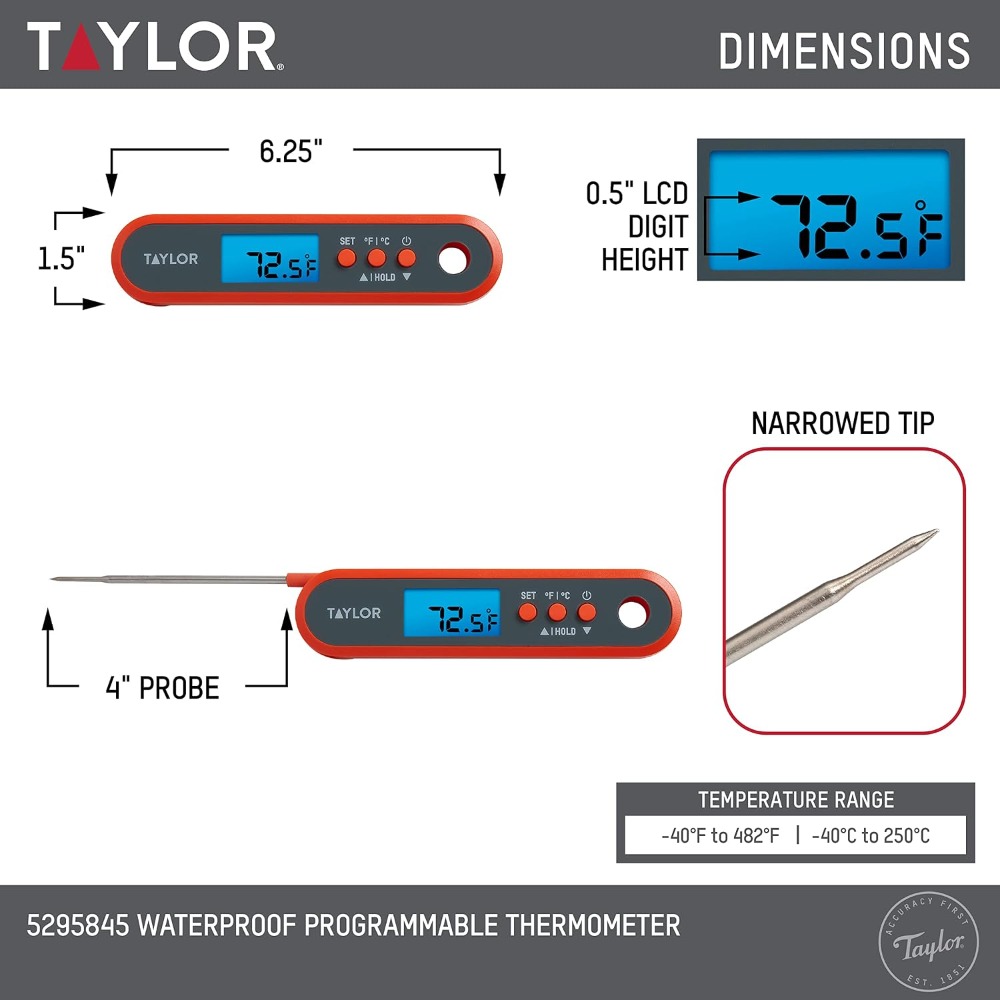 Digital Waterproof Meat Thermo - Meal Prep With Chicken avis et prix