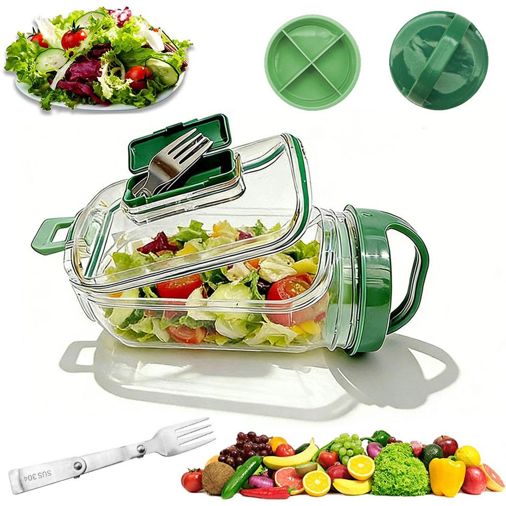 Portable Salad Container Jar w - Meal Prep Jar avis et prix