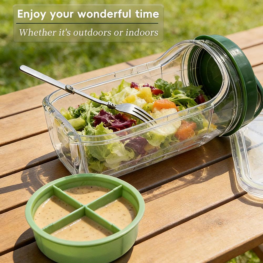 Portable Salad Container Jar w - Meal Prep Jar avis et prix