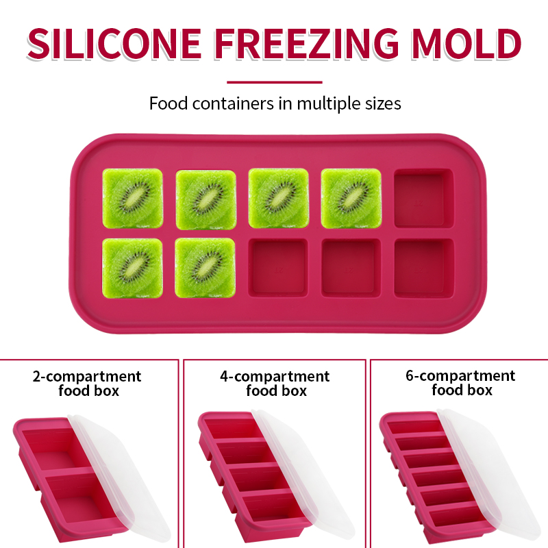 2 Or 3-Piece Silicone Freezer  - Meal Prep Menu avis et prix