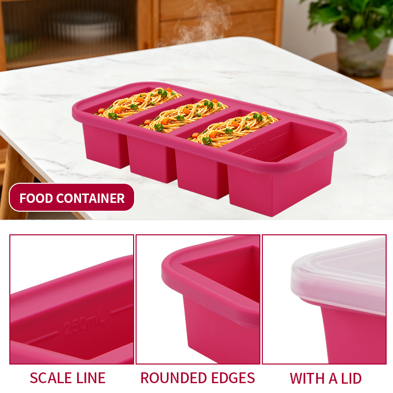 2 Or 3-Piece Silicone Freezer  - Meal Prep Menu avis et prix