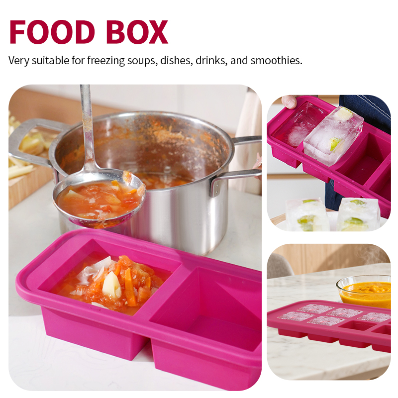 2 Or 3-Piece Silicone Freezer  - Meal Prep Menu avis et prix