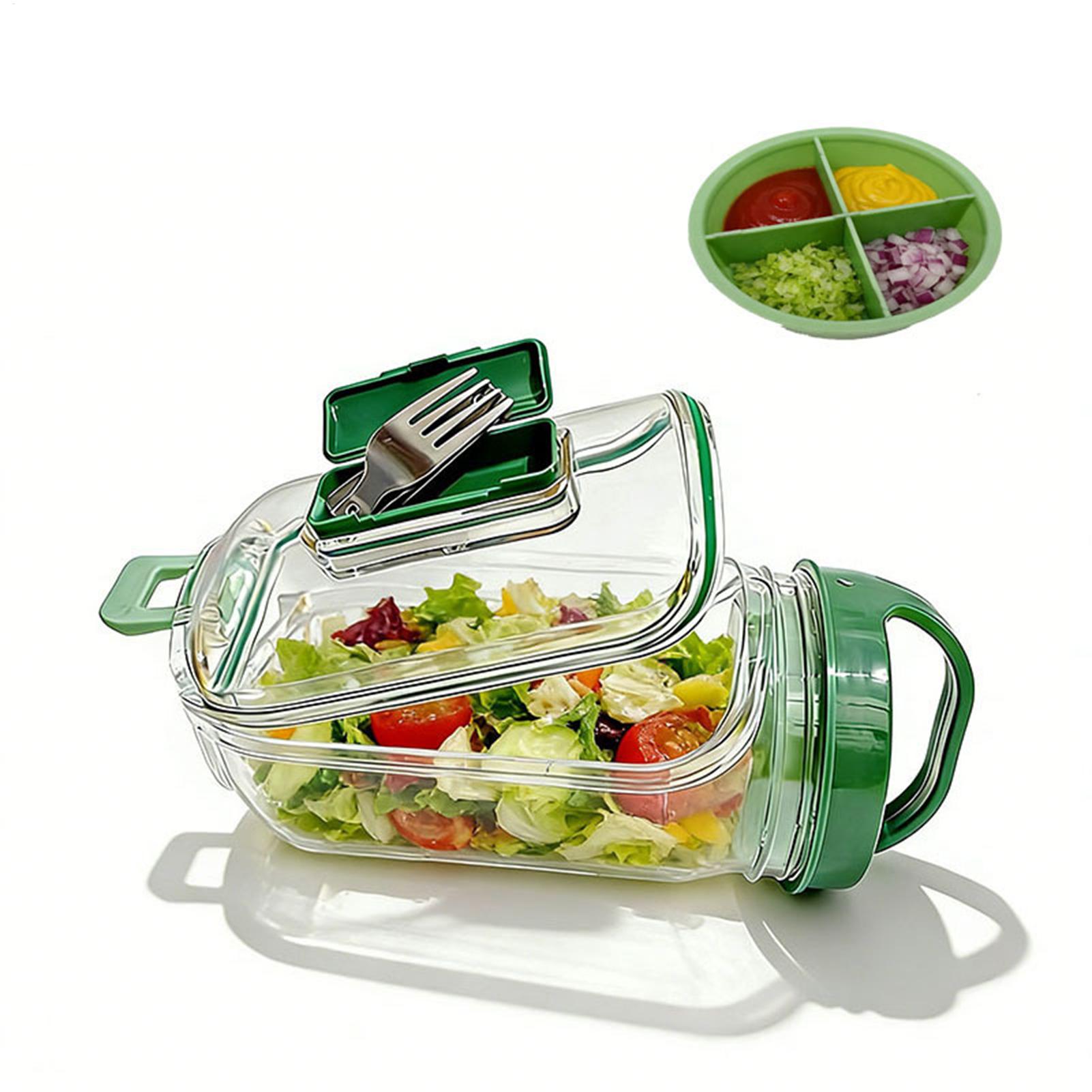 Side-Opening Salad Jar 1000ml  - Meal Prep Gym Food avis et prix