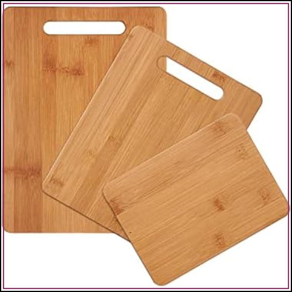 3-Piece Wooden Cutting Board S - Meal Prep Menu avis et prix