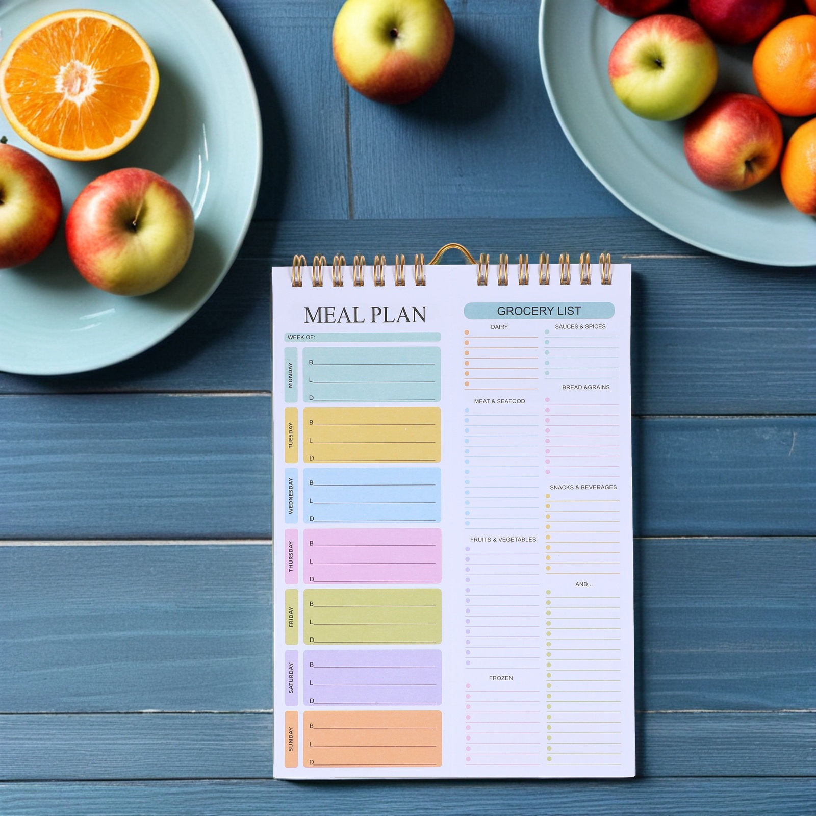 Weekly Meal Planner Notebook A - Meal Prep Menu avis et prix