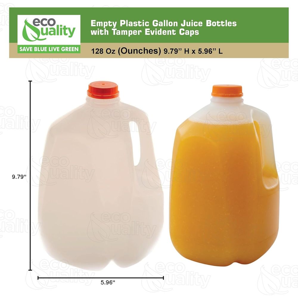 128 oz Gallon Size Plastic Jui - Meal Prep Juice avis et prix