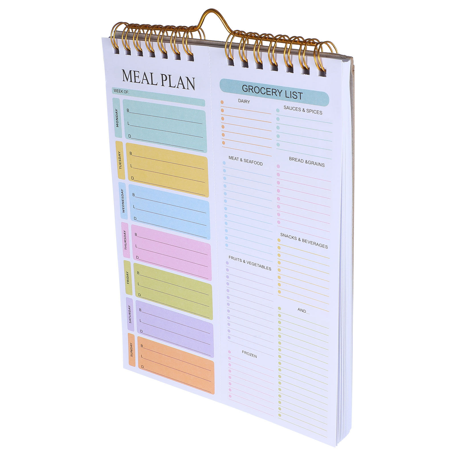 Weekly Meal Planner Notebook S - Meal Prep Menu avis et prix
