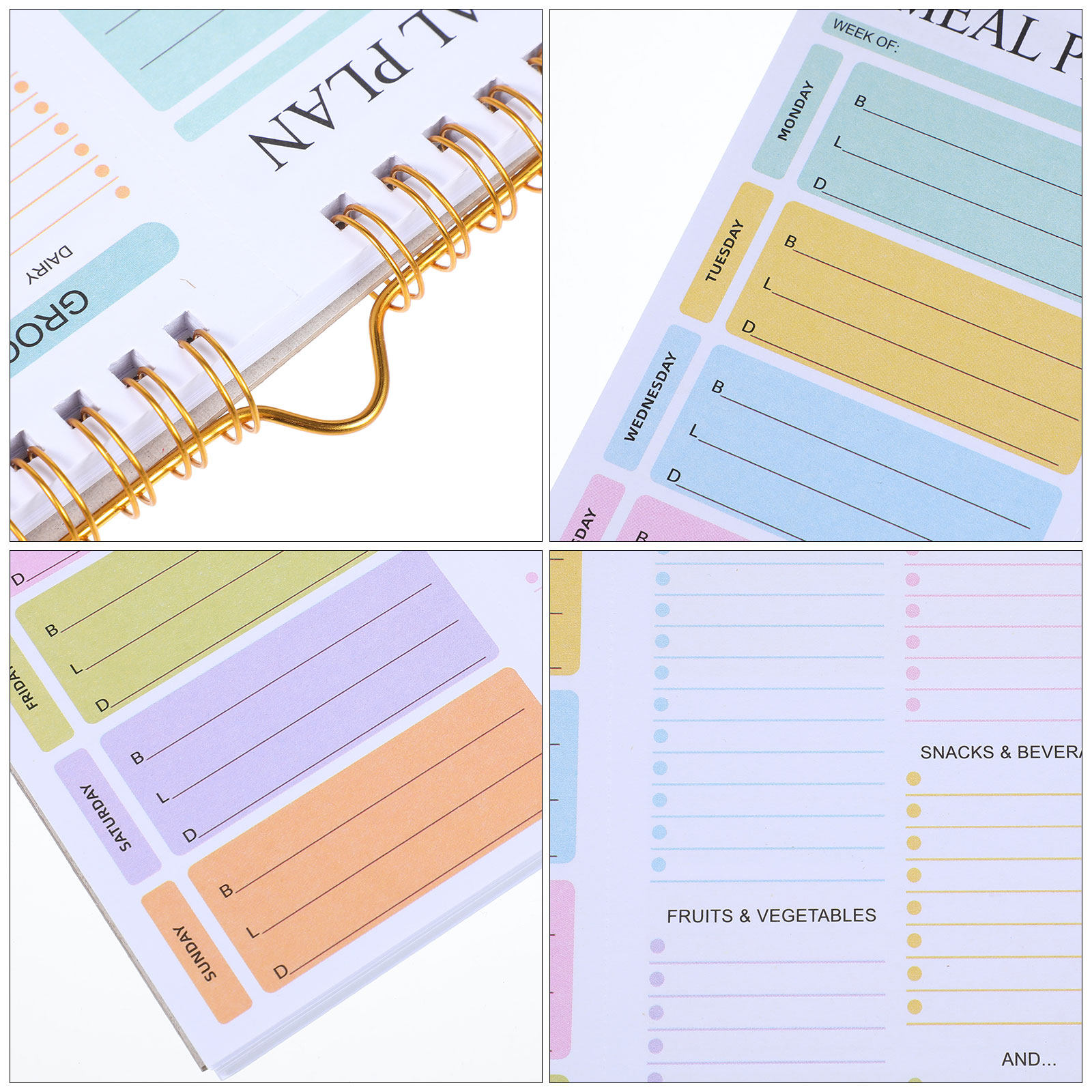 Weekly Meal Planner Notebook S - Meal Prep Menu avis et prix