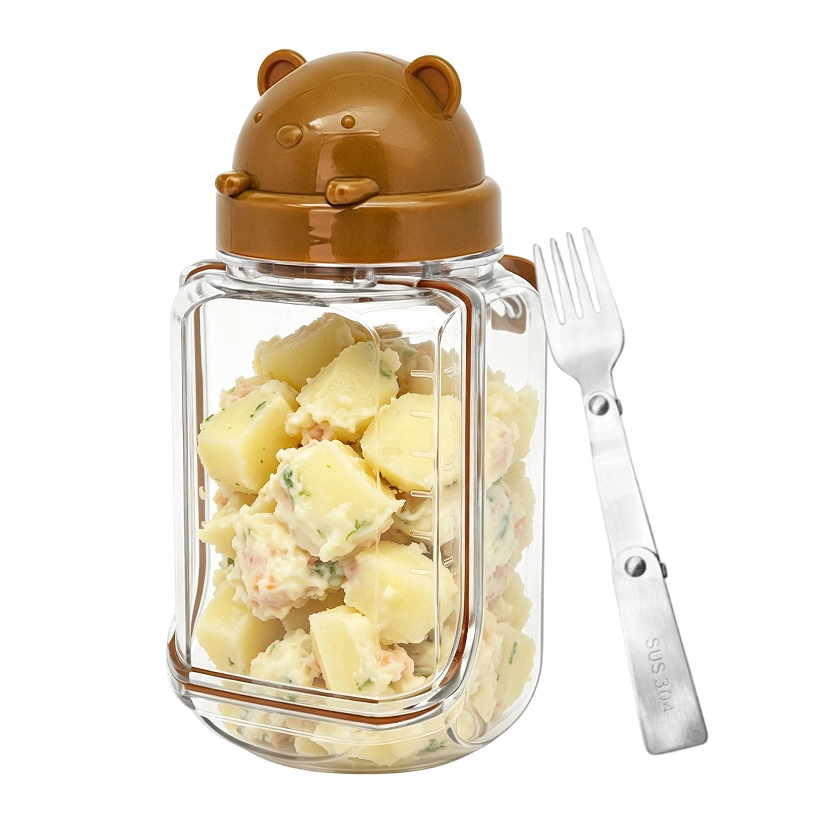 Salad Jar Clear Food Canisters - Meal Prep Gym Food avis et prix