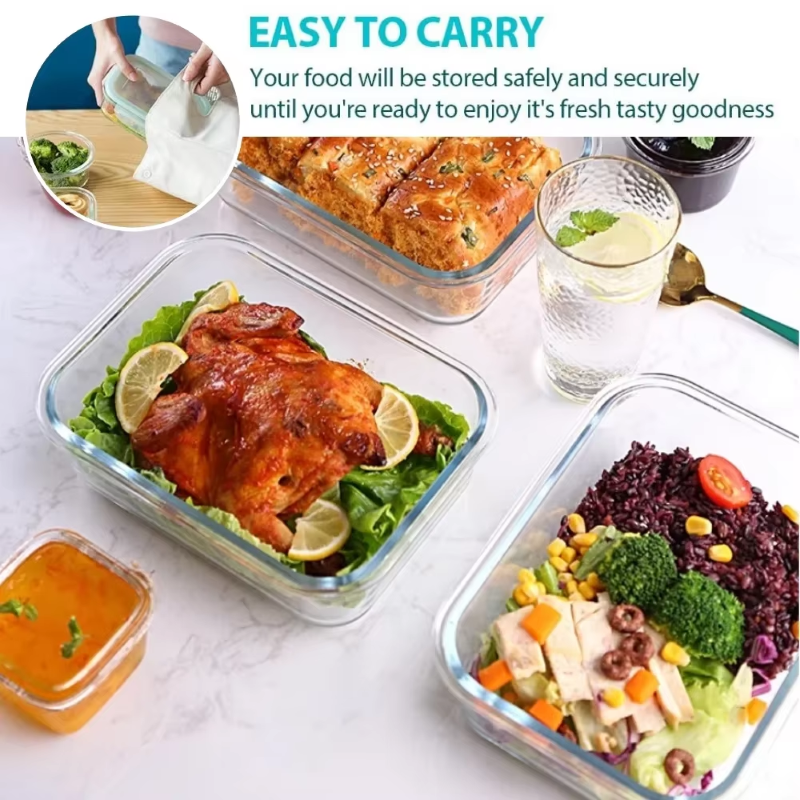 Glass Lunch Box Food Storage C - Meal Prep For A Day avis et prix