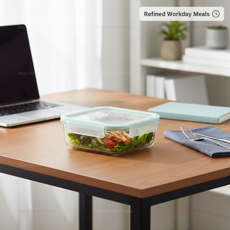 Glass Lunch Box Food Storage C - Meal Prep For A Day avis et prix