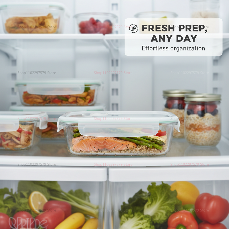 Glass Lunch Box Food Storage C - Meal Prep For A Day avis et prix