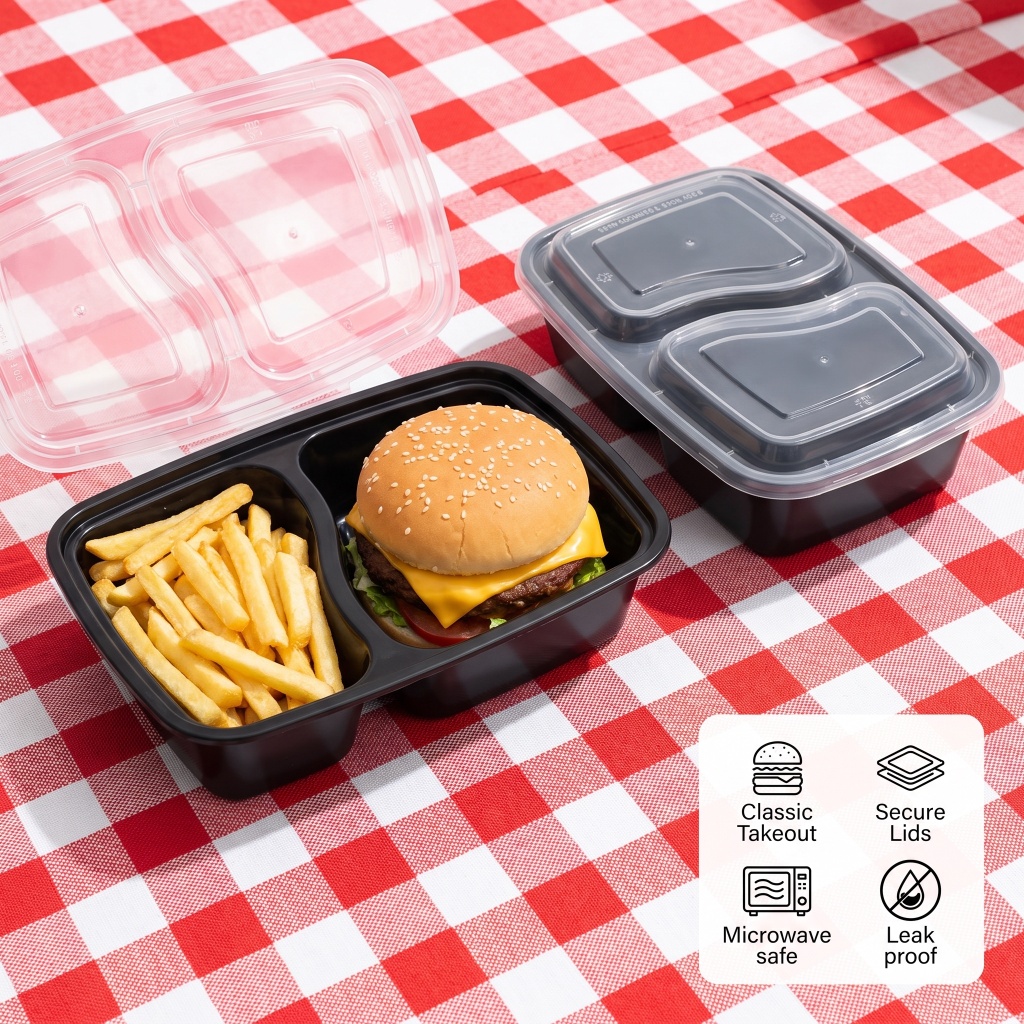 35oz 20 Pack 2 Compartment Lea - Meal Prep For A Day avis et prix