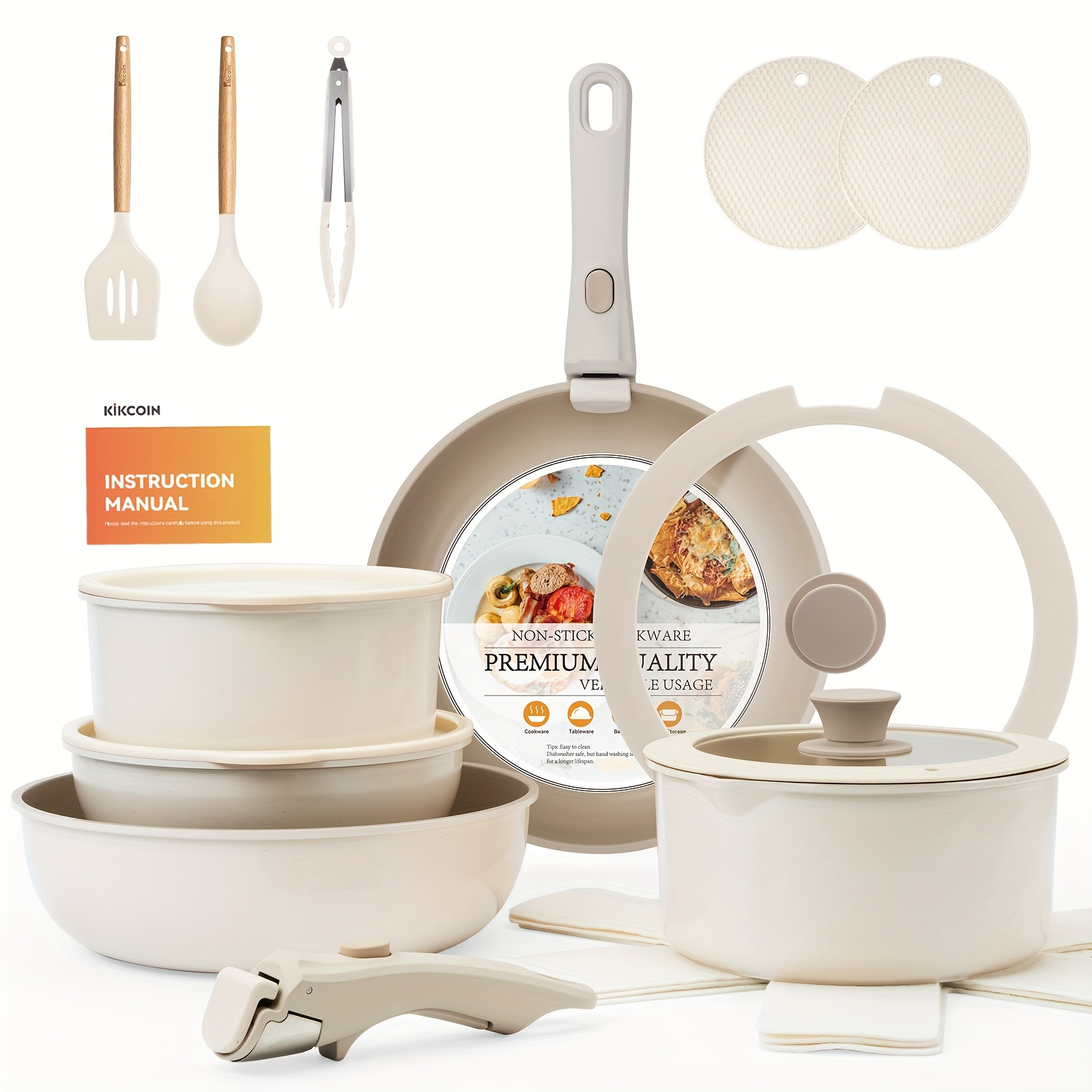 22PCSDeluxe Non-Stick Cookware - Meal Prep For A Day avis et prix