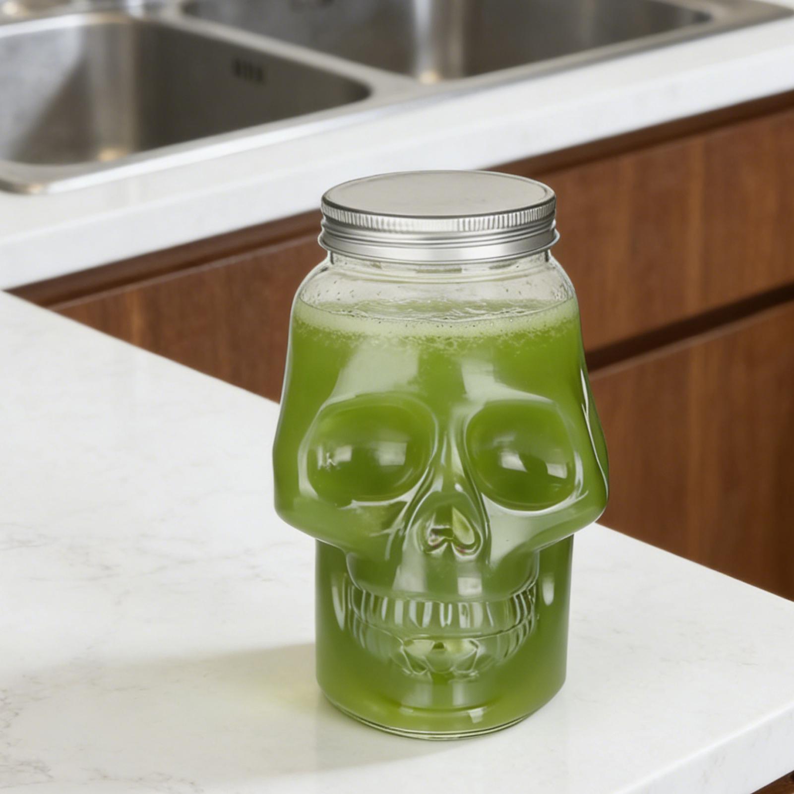Transparent Skull Jars with Li - Meal Prep For A Day avis et prix