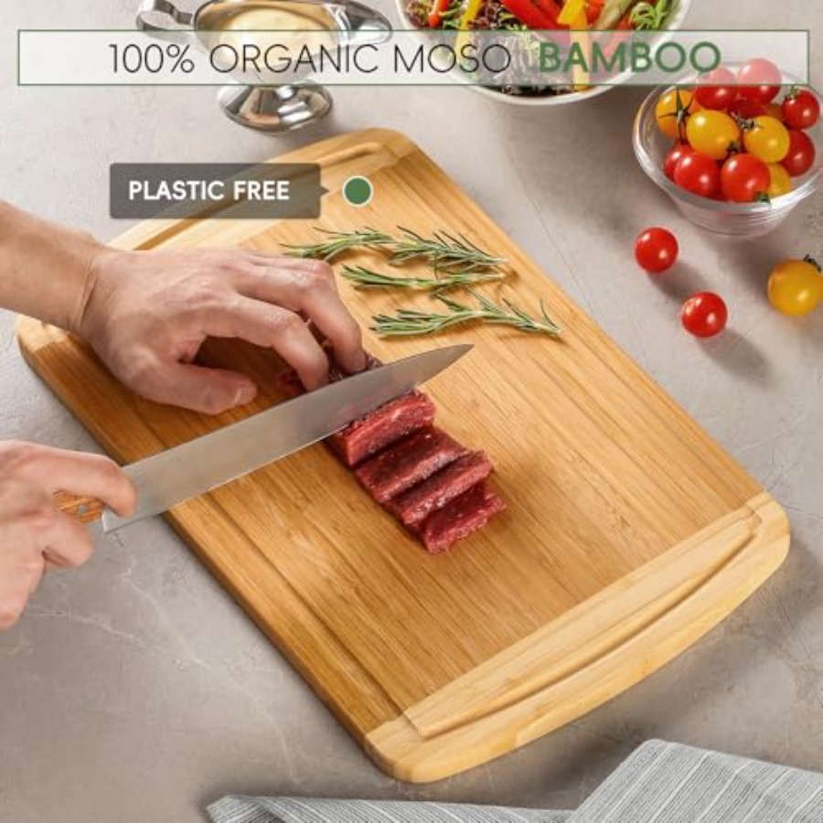 Large Wooden Cutting Board for - Meal Prep Juice avis et prix