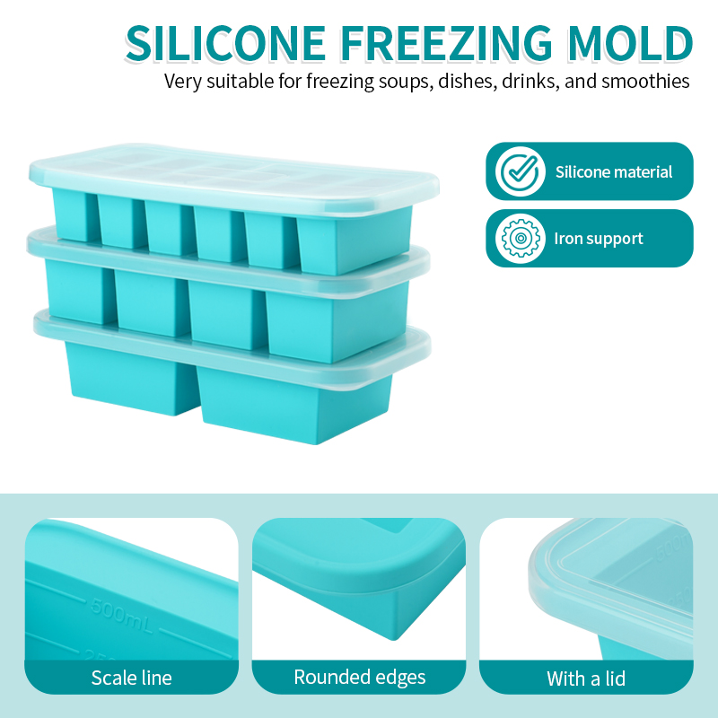 2 or 3-piece Silicone Freezer  - Meal Prep Menu avis et prix