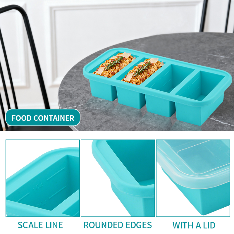 2 or 3-piece Silicone Freezer  - Meal Prep Menu avis et prix