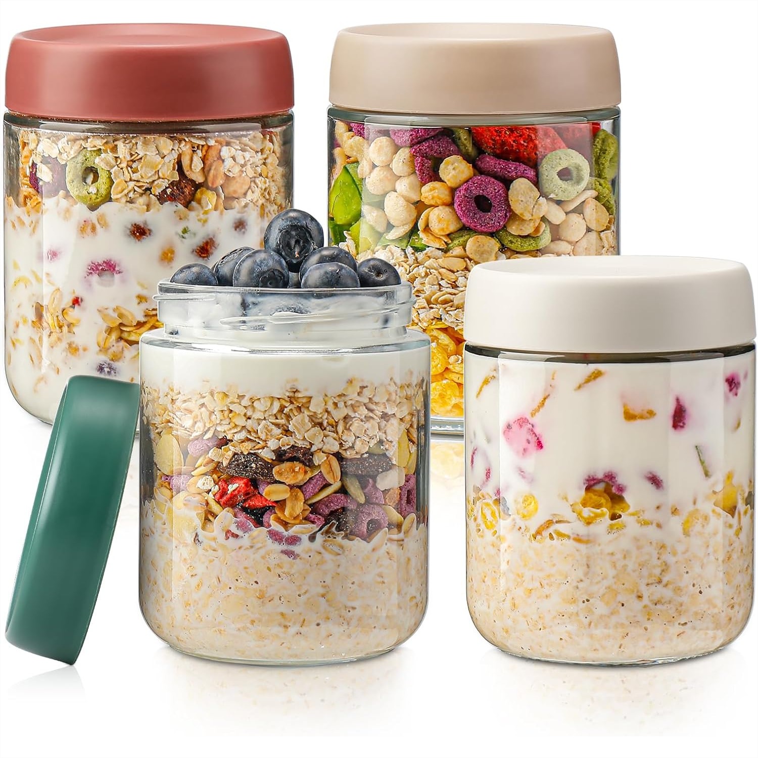 Glass Overnight Oats Container - Meal Prep Jar avis et prix