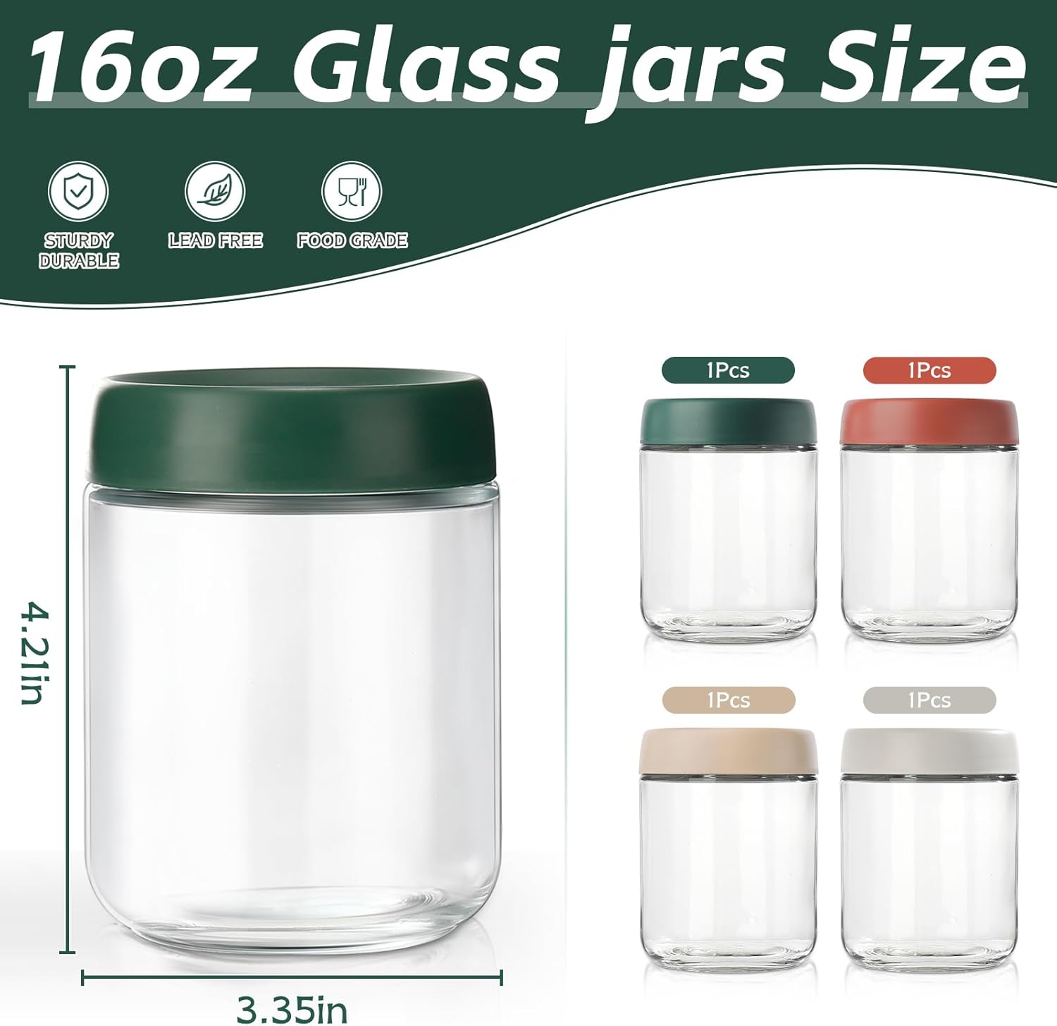 Glass Overnight Oats Container - Meal Prep Jar avis et prix