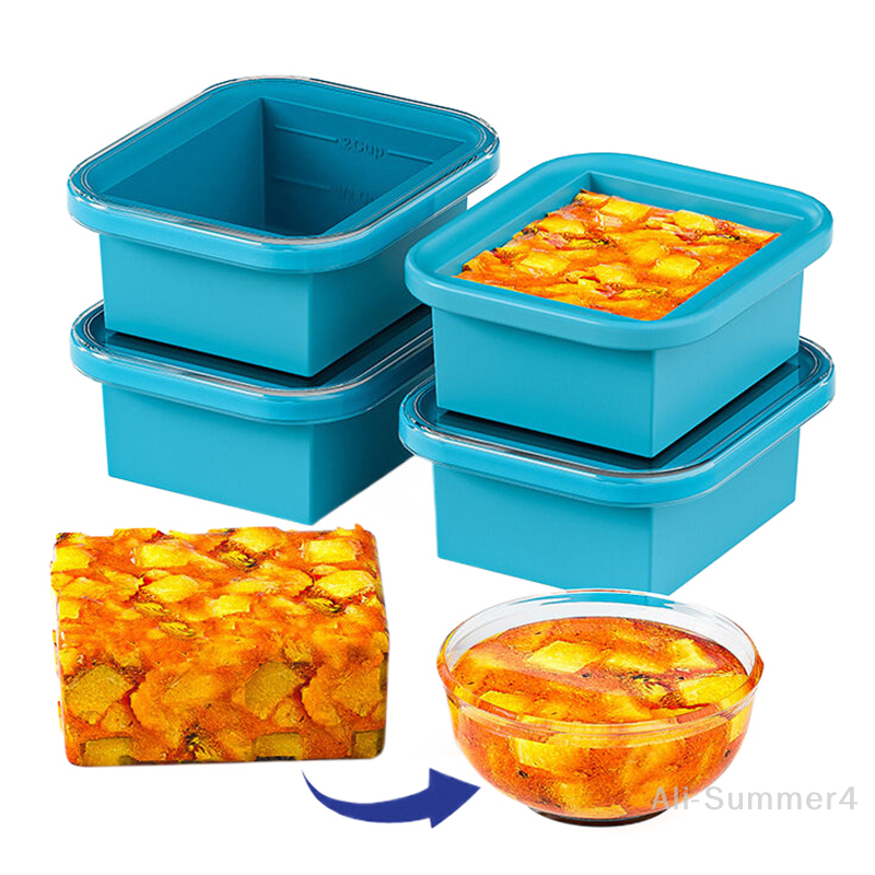 Silicone Freezing Tray With Pl - Meal Prep Menu avis et prix