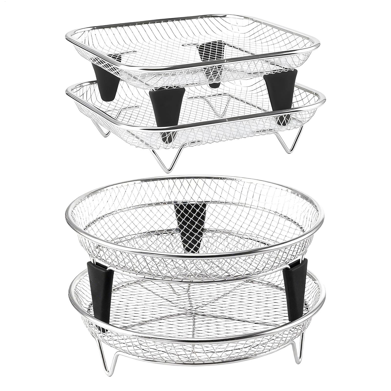 Air Fryer Tray Stainless Steel - Meal Prep Menu avis et prix