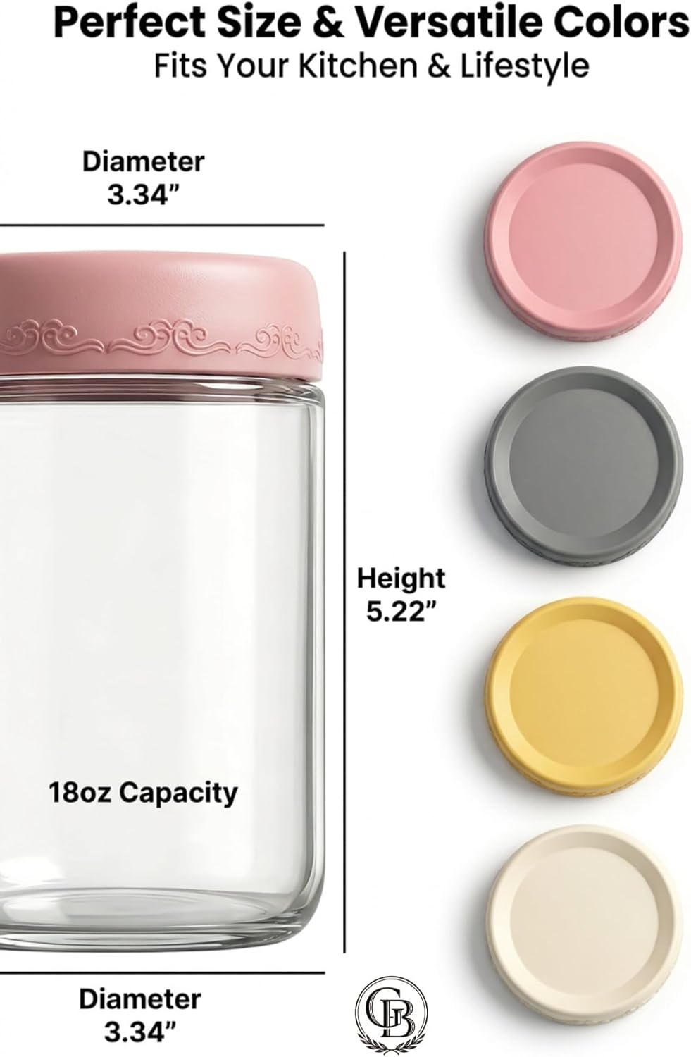 16 OZ 4Pack, Overnight Oats Ja - Meal Prep Jar avis et prix