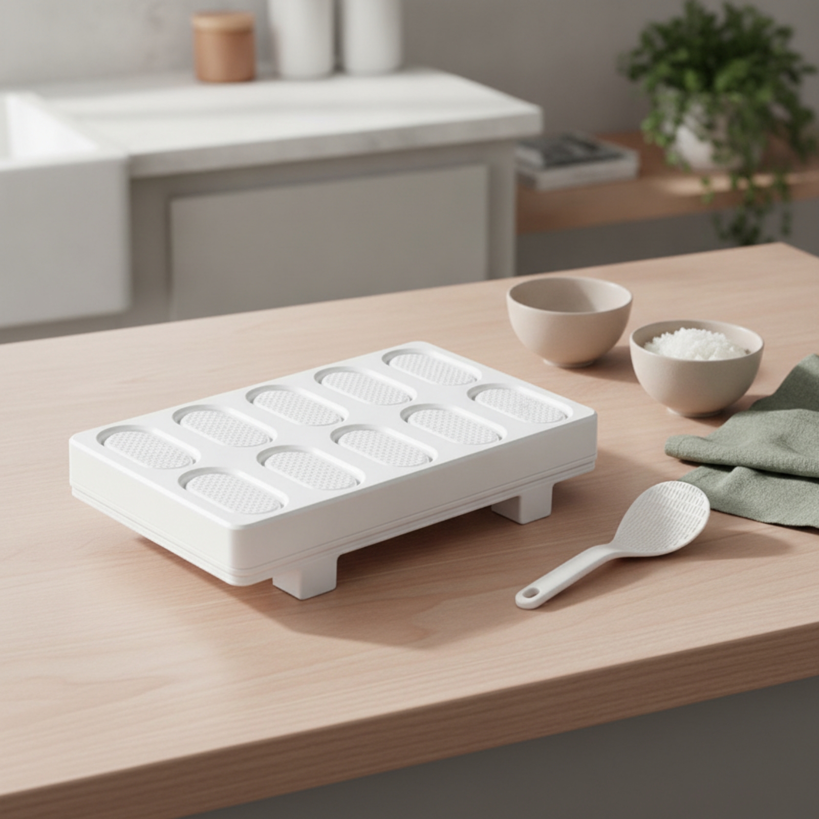 Sushi Maker with Spoon Rectang - Meal Prep Onigiri avis et prix
