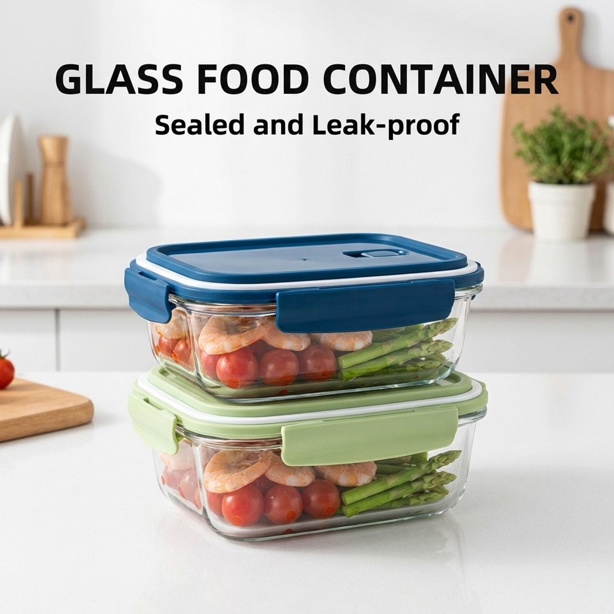 2 Pack Glass Lunch Box Borosil - Meal Prep Gym Food avis et prix
