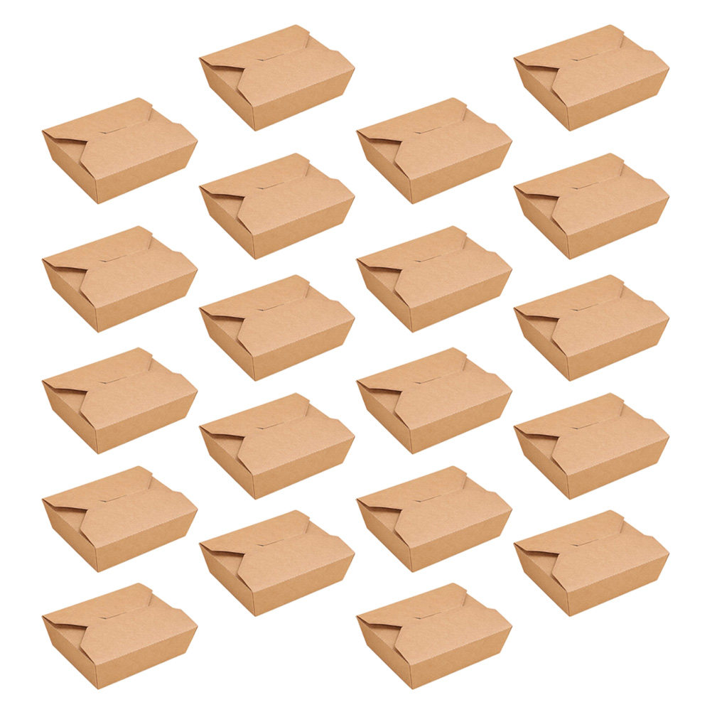 20Pcs Kraft Paper Meal Contain - Meal Prep For A Day avis et prix