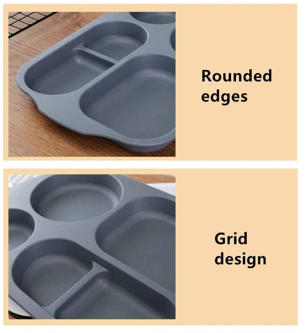 Reusable 5-Compartment Plate,  - Meal Prep Menu avis et prix
