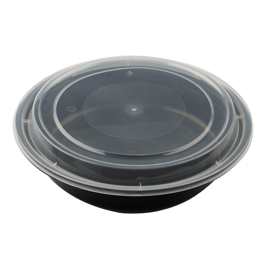 10Pcs Black Round Microwaveabl - Meal Prep For A Day avis et prix