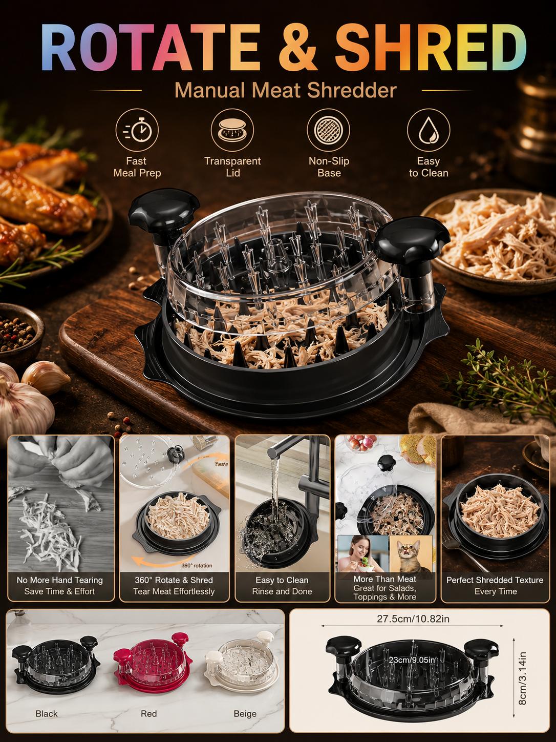 Multifunctional Chicken Shredd - Meal Prep With Chicken avis et prix