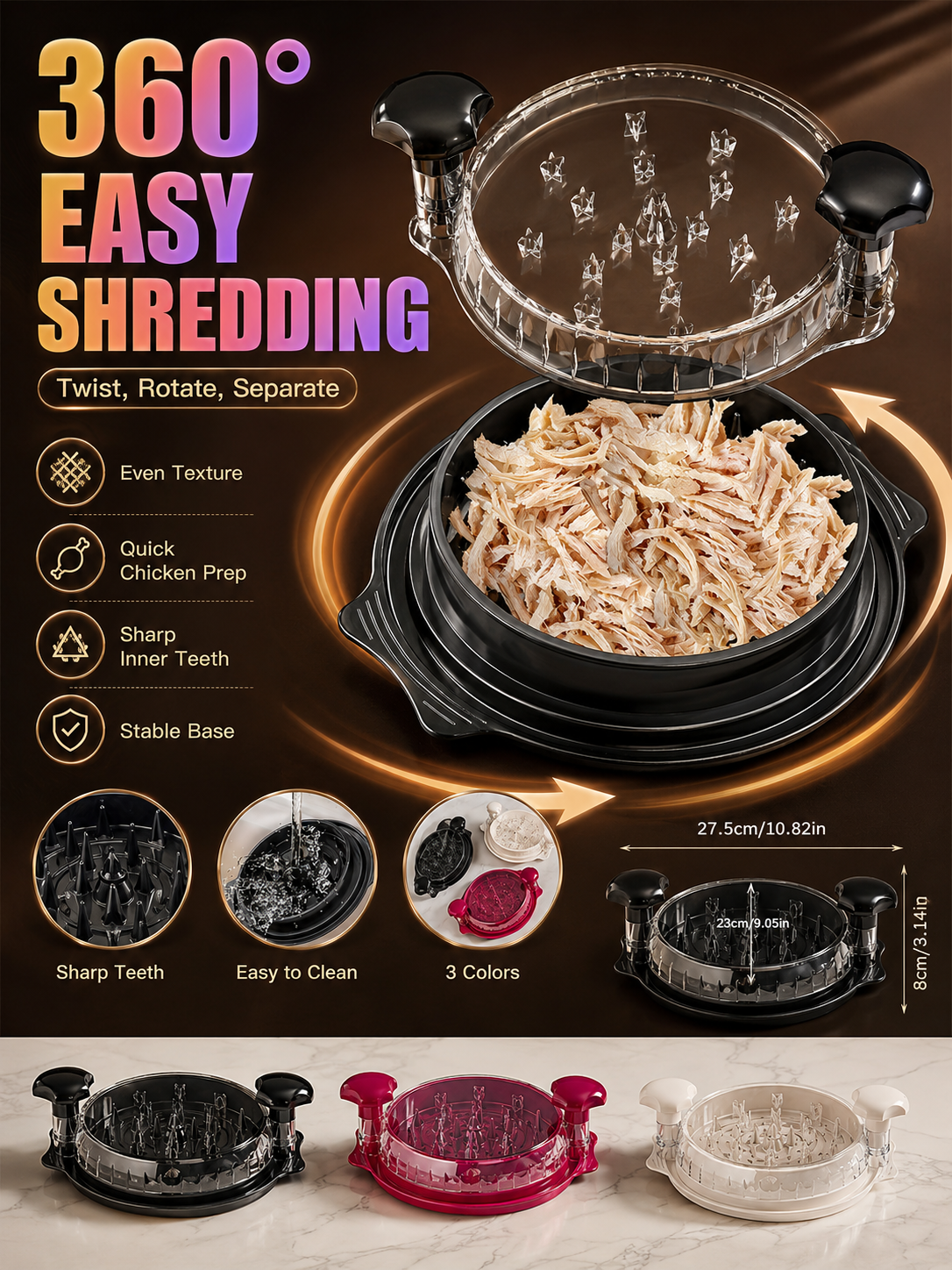 Multifunctional Chicken Shredd - Meal Prep With Chicken avis et prix
