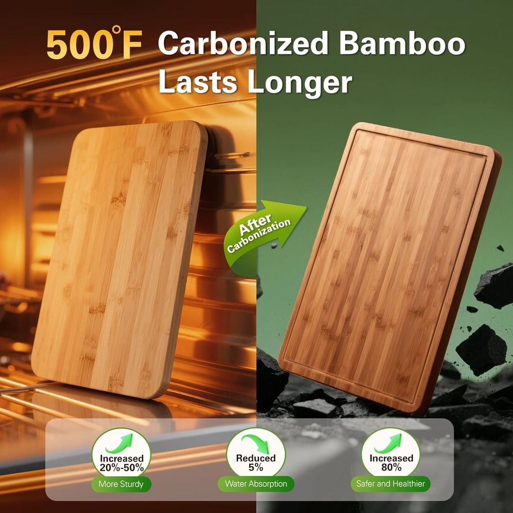 Extra-Large Carbonized Bamboo  - Meal Prep Juice avis et prix