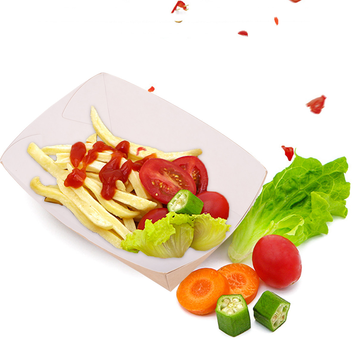 100Pcs Kraft Paper Food Tray B - Meal Prep Hot Dogs avis et prix