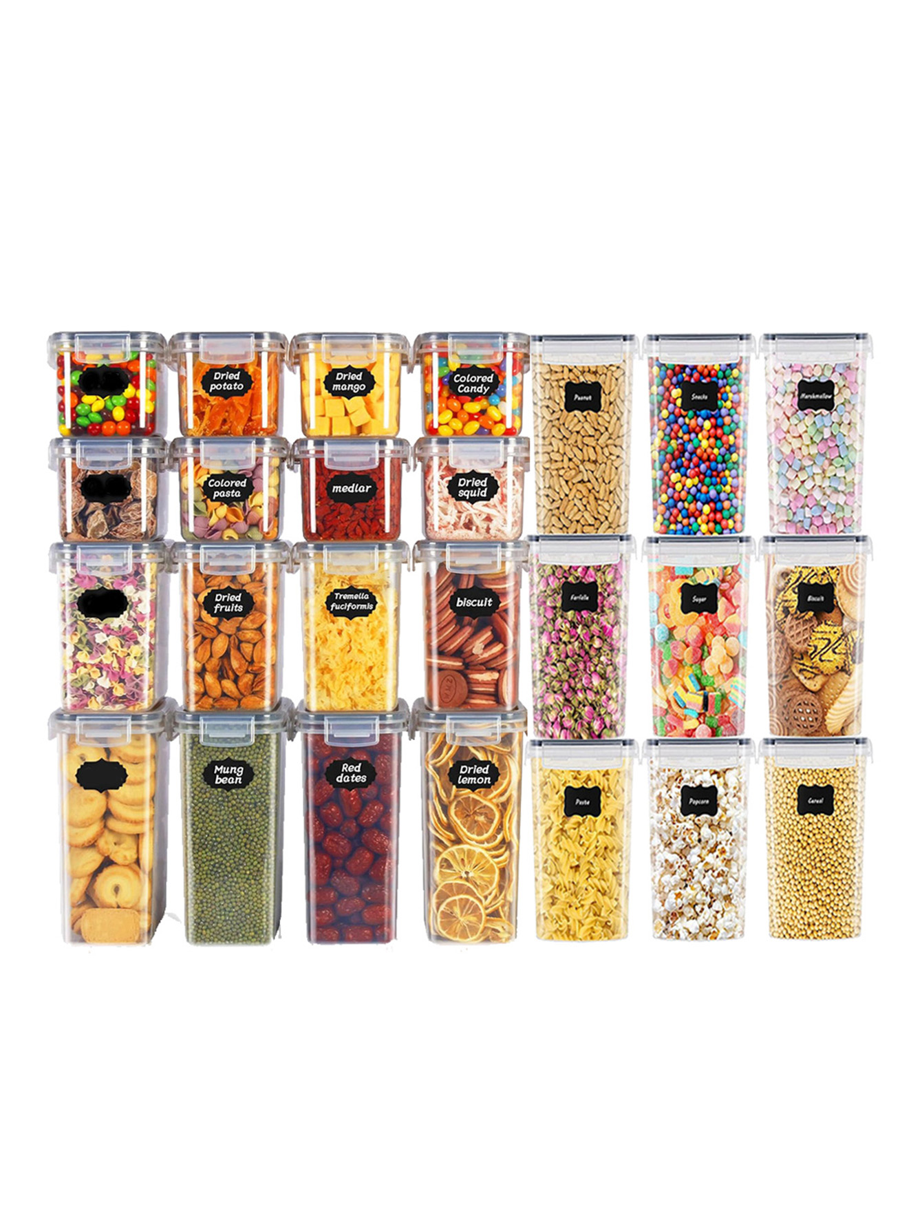 48pcs,Sealed food storage cont - Meal Prep Jar avis et prix