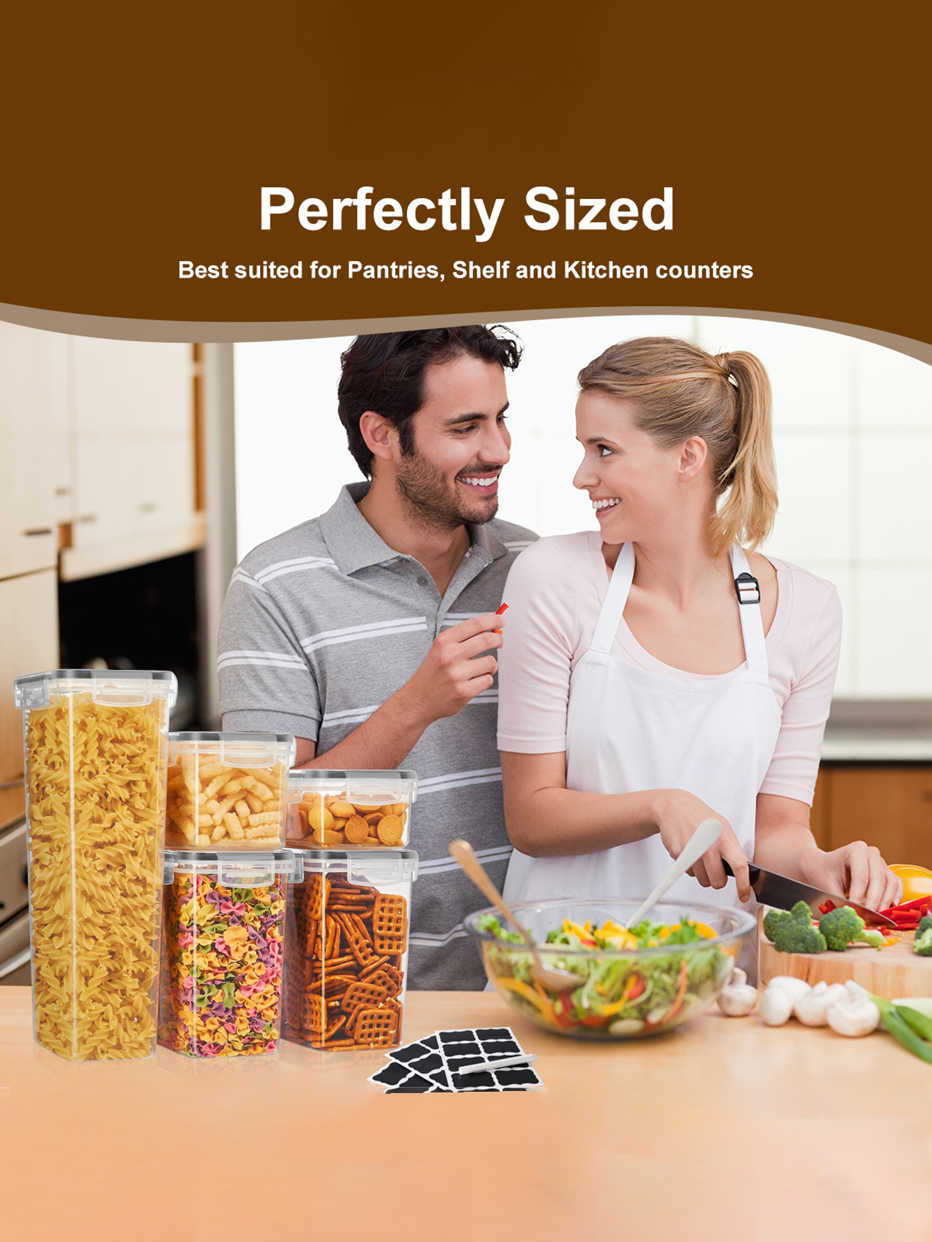 48pcs,Sealed food storage cont - Meal Prep Jar avis et prix