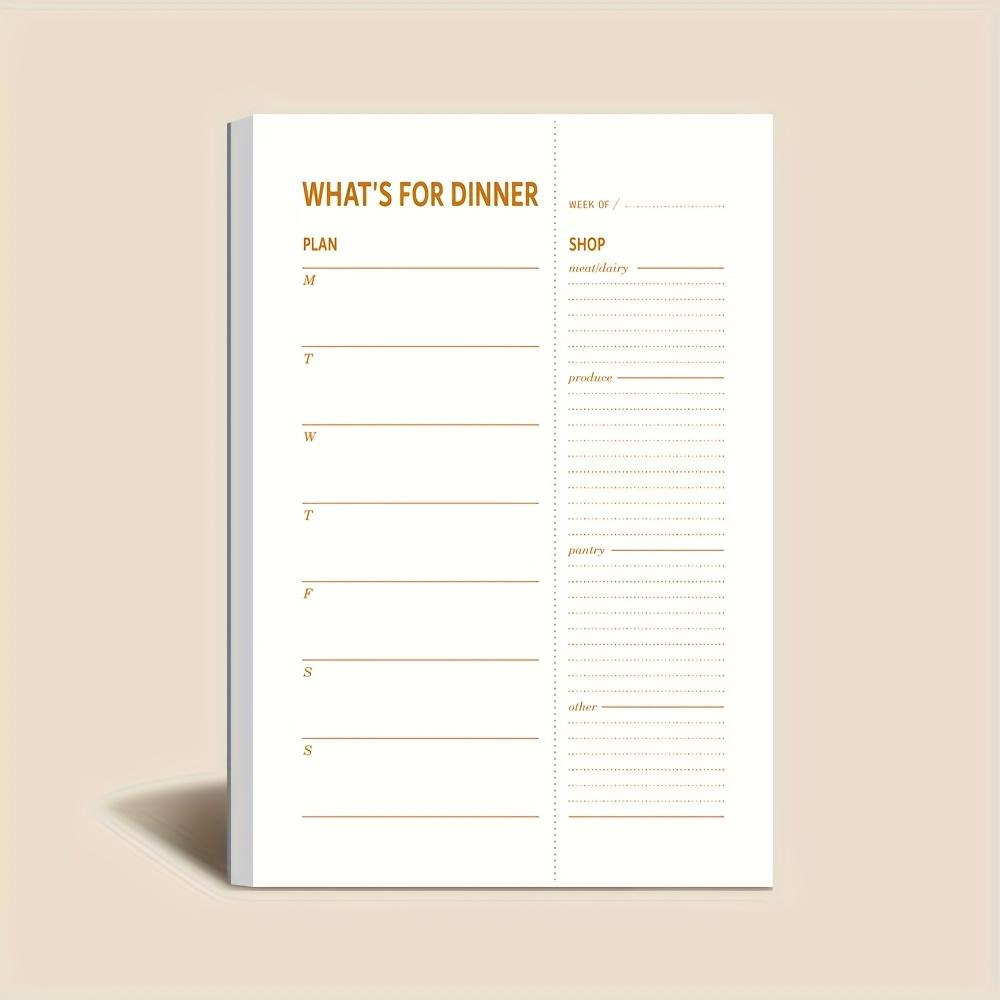 1pc Daily Diet Plan Notebook,  - Meal Prep Menu avis et prix