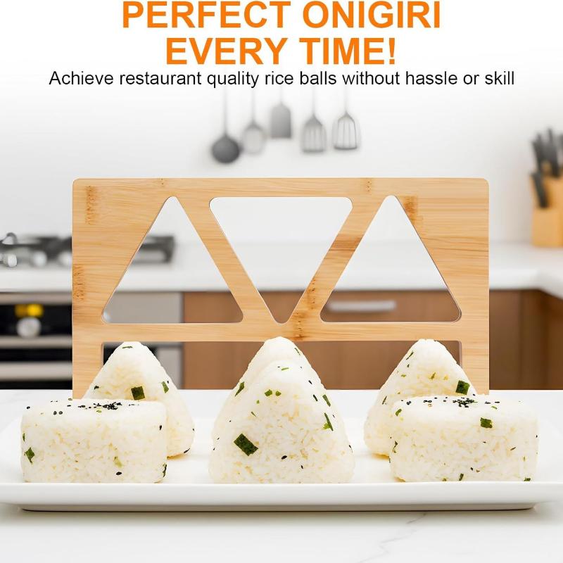 Wooden Onigiri Rice Ball Mold  - Meal Prep Onigiri avis et prix