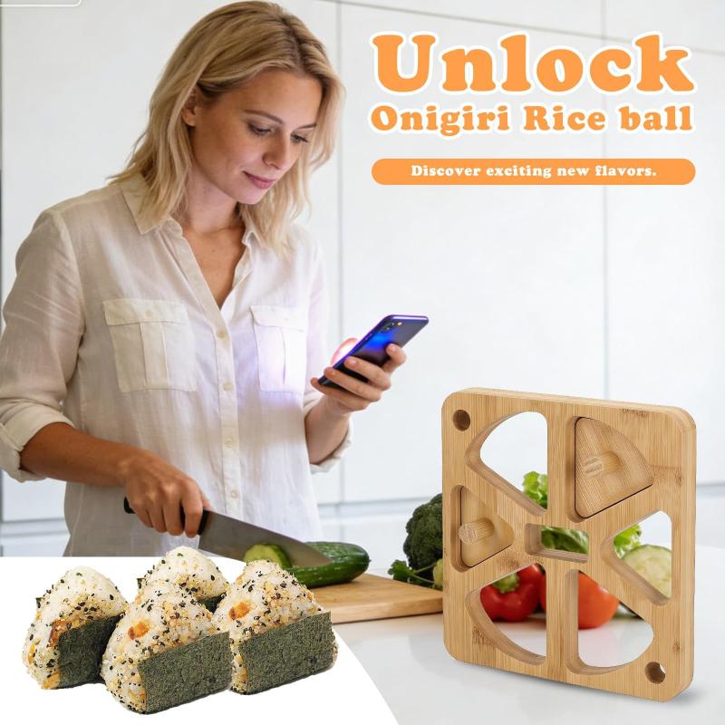 Wooden Onigiri Rice Ball Mold  - Meal Prep Onigiri avis et prix