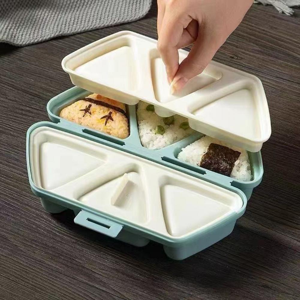 6-Cavity Triangle Onigiri Mold - Meal Prep Onigiri avis et prix