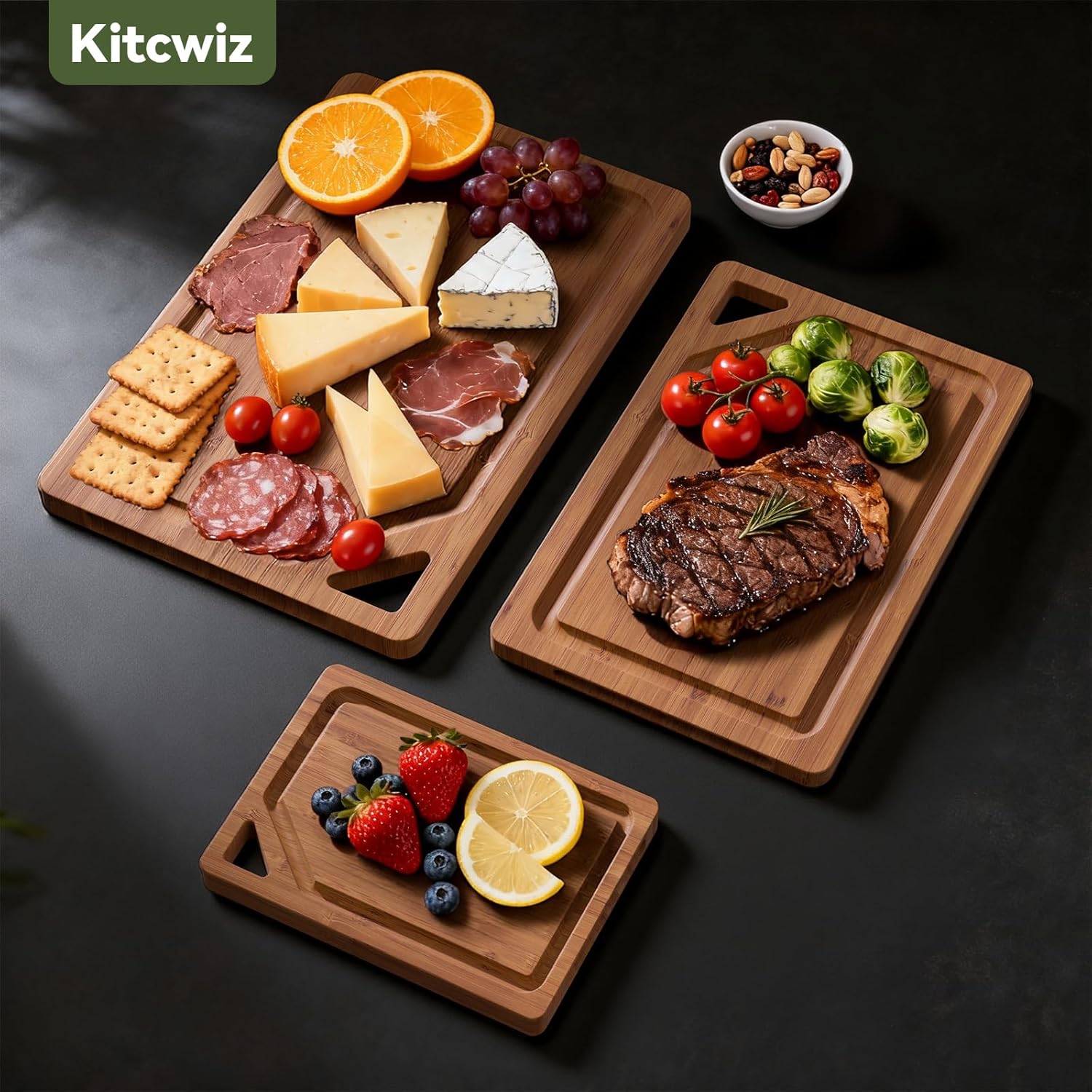 Bamboo Cutting Boards for Kitc - Meal Prep Juice avis et prix
